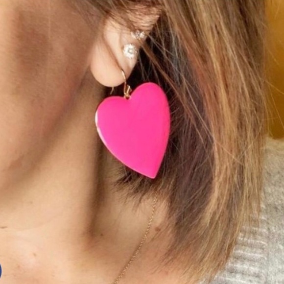 Stella & Dot | Valentine’s💖✨Amore Enamel Heart Earrings - Retired - Picture 7 of 12